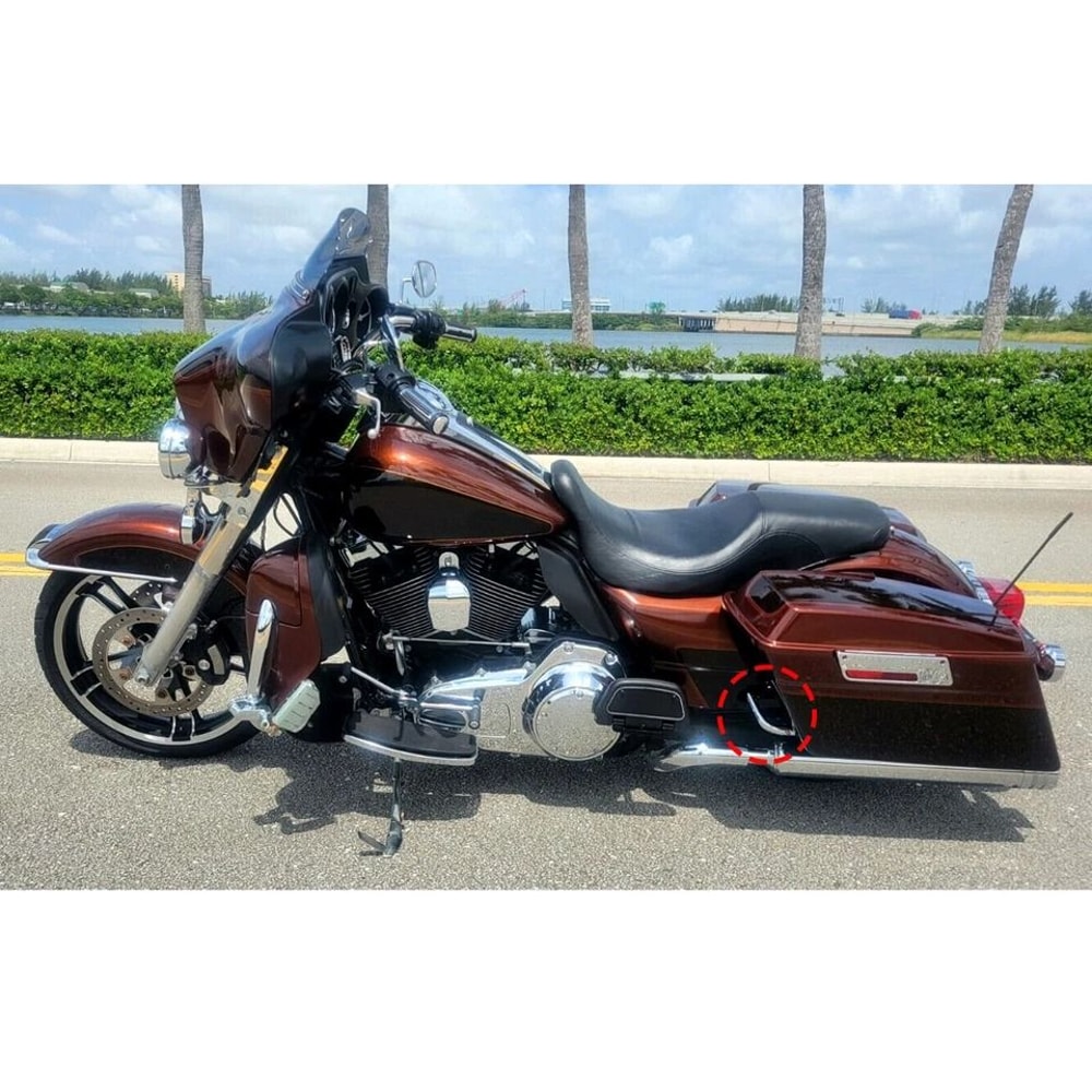 Saddlebags Guard Eliminator Support Brackets 4