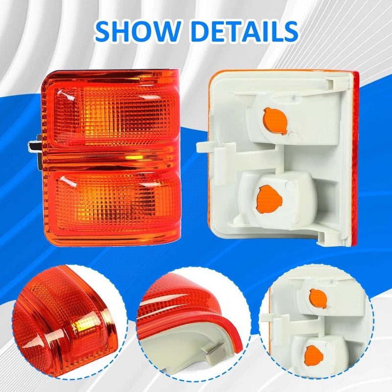 Amber Turn Signal Light Lens For Ford FSeries Mirrors 1