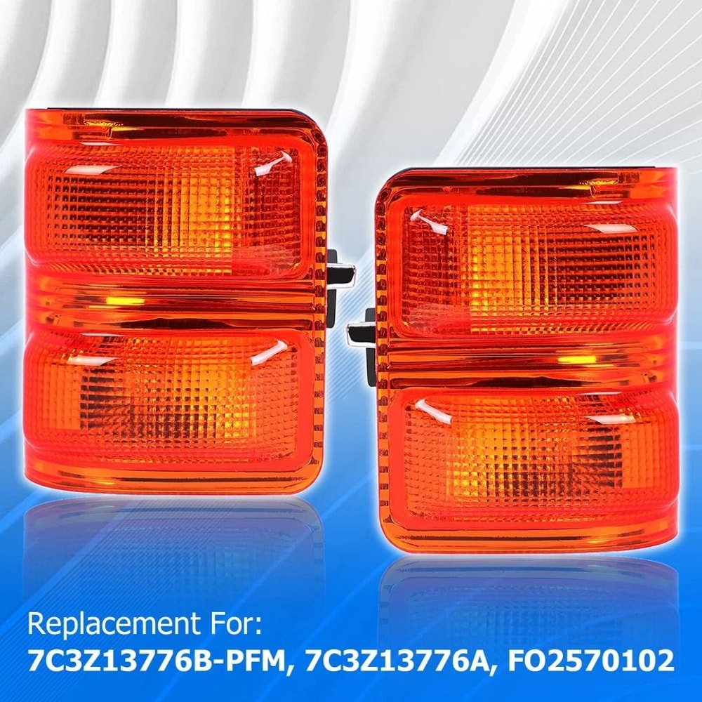 Amber Turn Signal Light Lens For Ford FSeries Mirrors 2