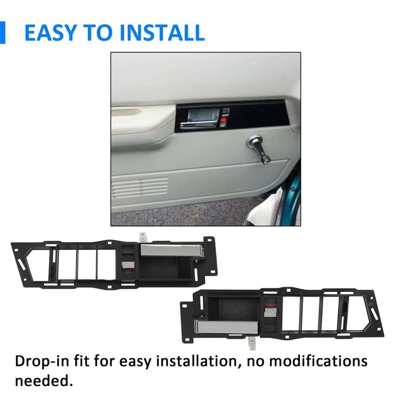 Pickup Interior Door Handle Pair Front Left Right 1