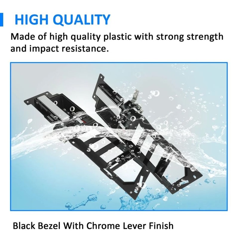 Pickup Interior Door Handle Pair Front Left Right 2