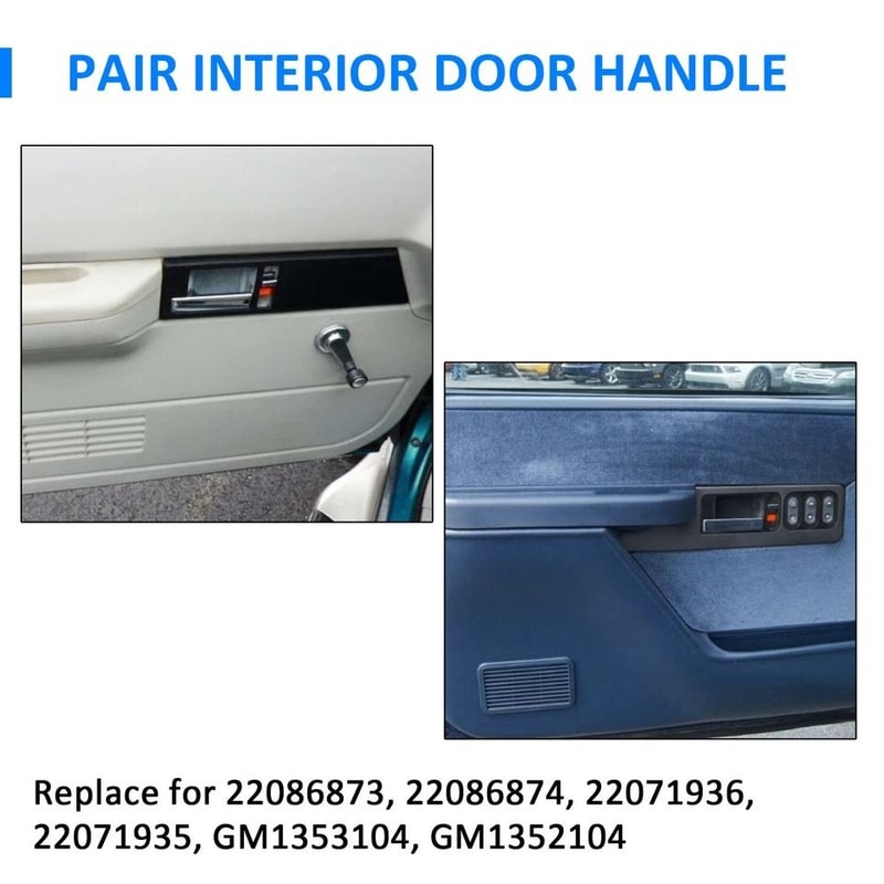 Pickup Interior Door Handle Pair Front Left Right 11