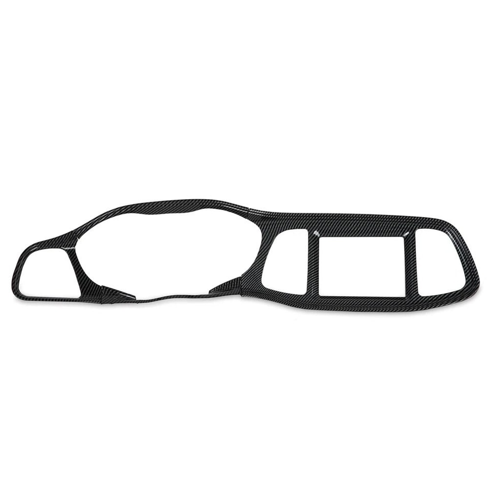 Carbon Fiber Center Console Trim And Dashboard Trim Kit 11