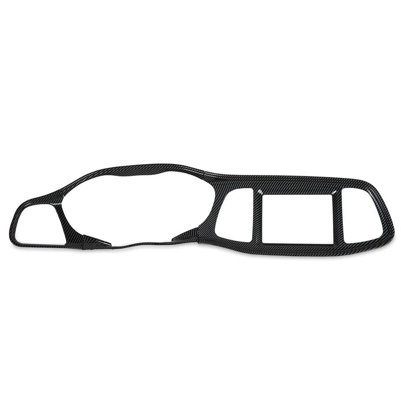 Carbon Fiber Center Console Trim And Dashboard Trim Kit 11