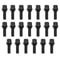 Black Wheel Lug Bolts For Jeep Compass Cherokee Renegade Ram 10