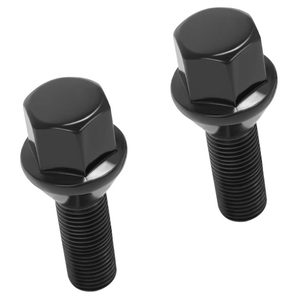 Black Wheel Lug Bolts For Jeep Compass Cherokee Renegade Ram 6