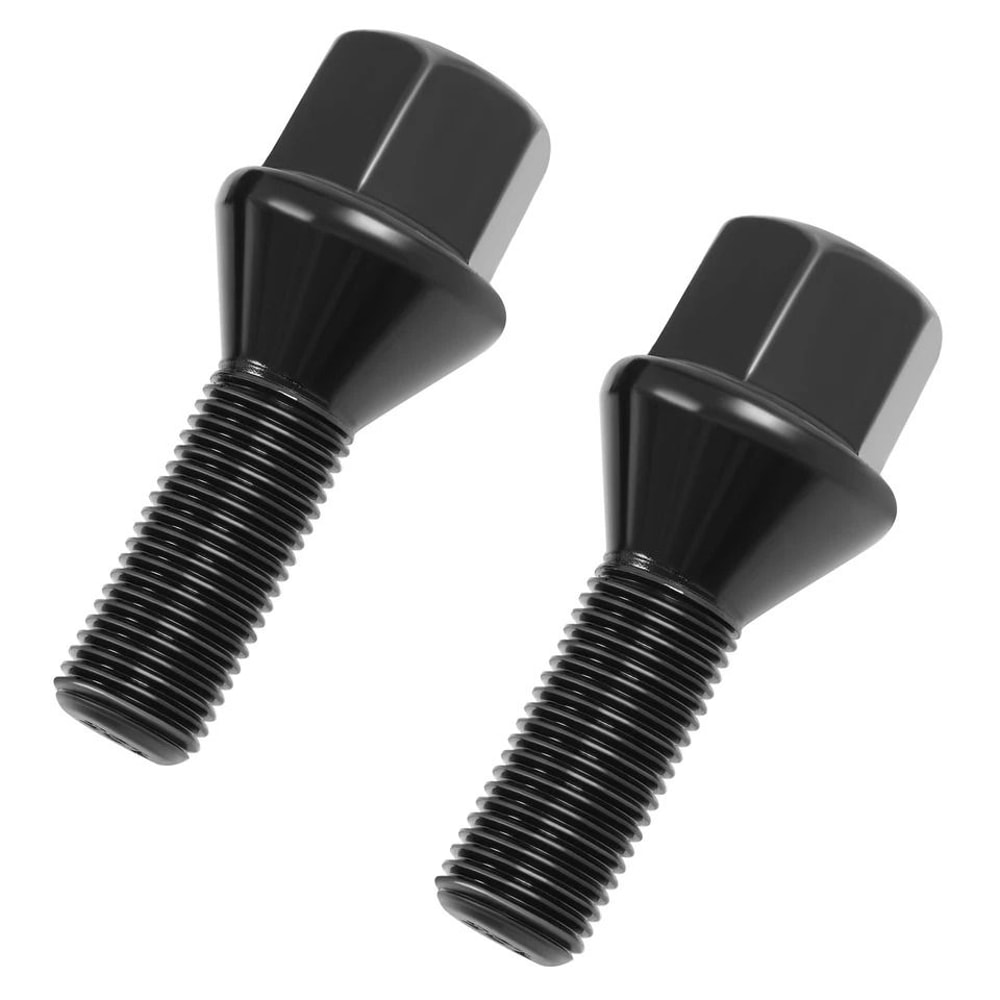 Black Wheel Lug Bolts For Jeep Compass Cherokee Renegade Ram 7