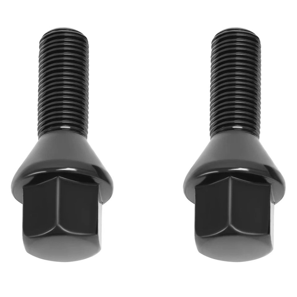 Black Wheel Lug Bolts For Jeep Compass Cherokee Renegade Ram 8