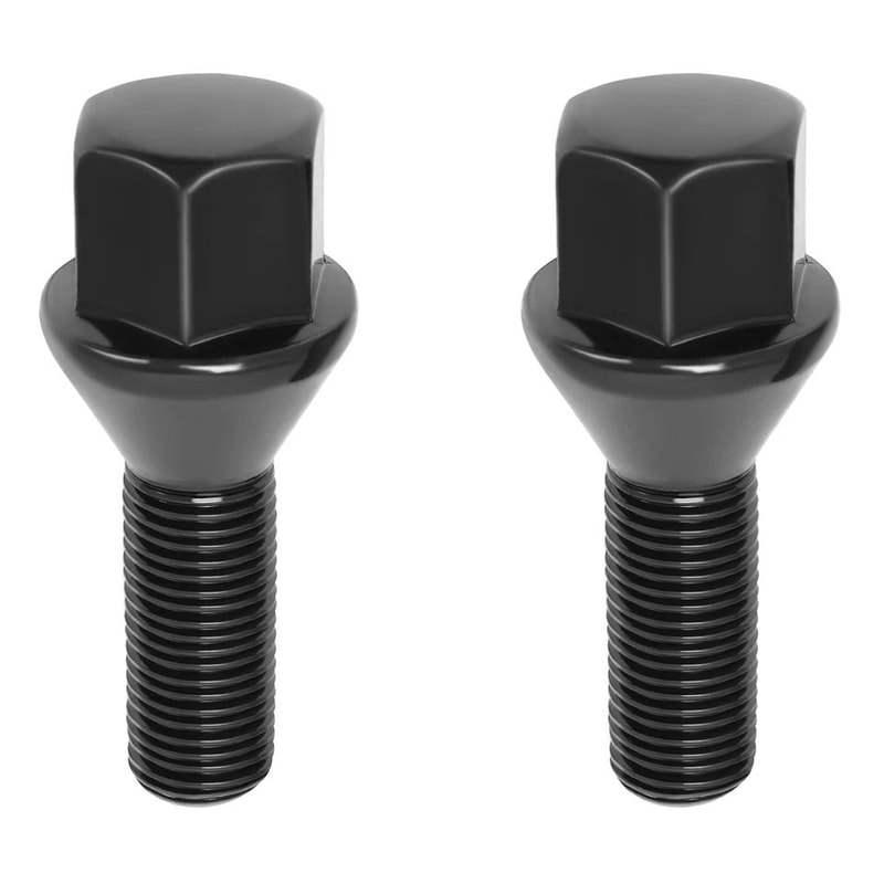 Black Wheel Lug Bolts For Jeep Compass Cherokee Renegade Ram 9