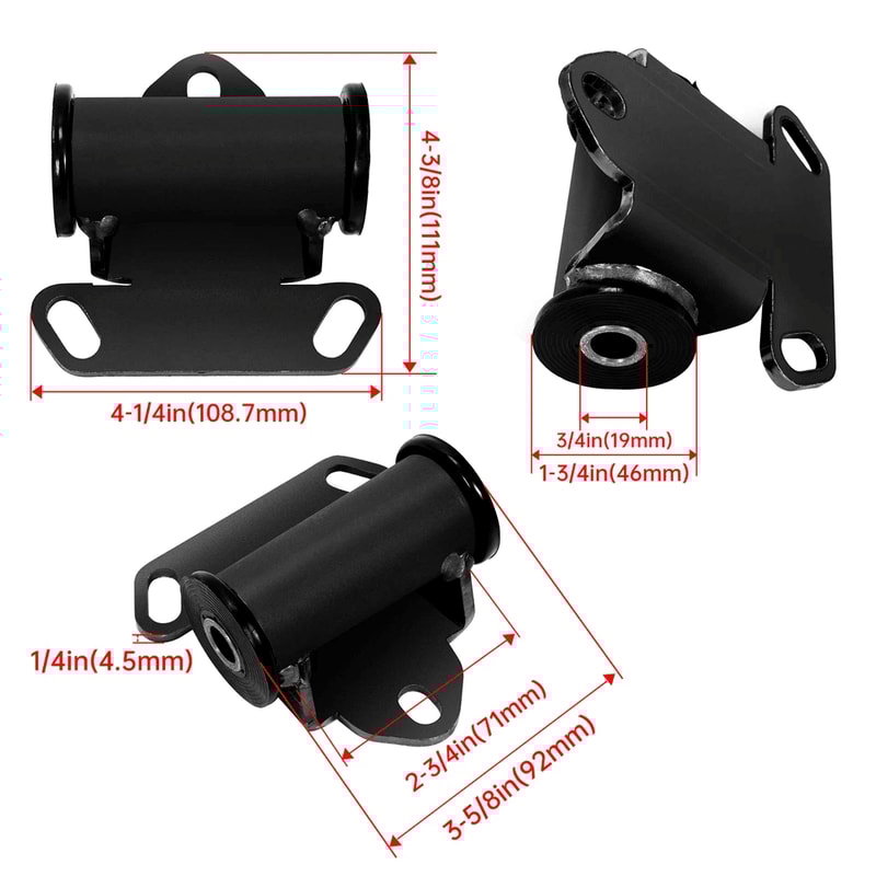 Sonoma Swap Motor Mounts Steel Engine Mount Kit 10