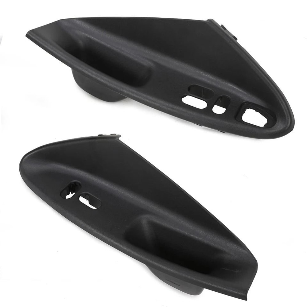 Interior Door Pull Handle Pair Black Coupe Replacement 1