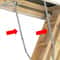 Compatible Attic Ladder Hinge Arms Pair For Ladder Repair 0