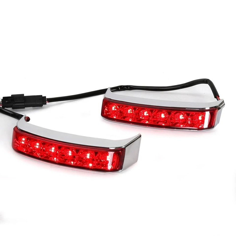 Harley Road Glide Saddlebag Lights LED Brake Turn Signal Kit For Touring 3