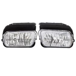 chevy silverado fog lights pair clear lens direct replacement for avalanche