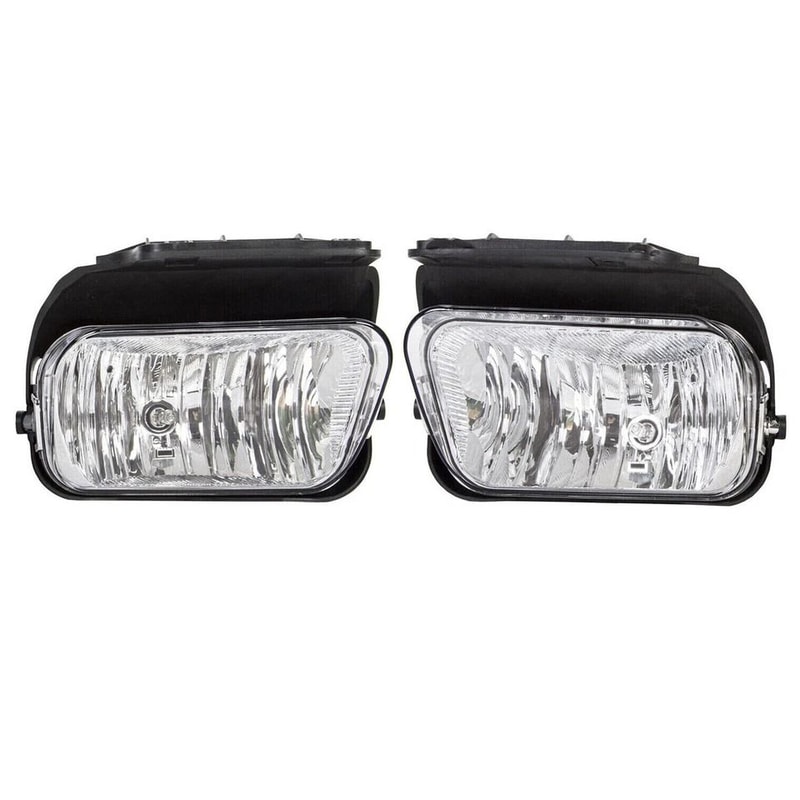 Chevy Silverado Fog Lights Pair Clear Lens Direct Replacement For Avalanche 0