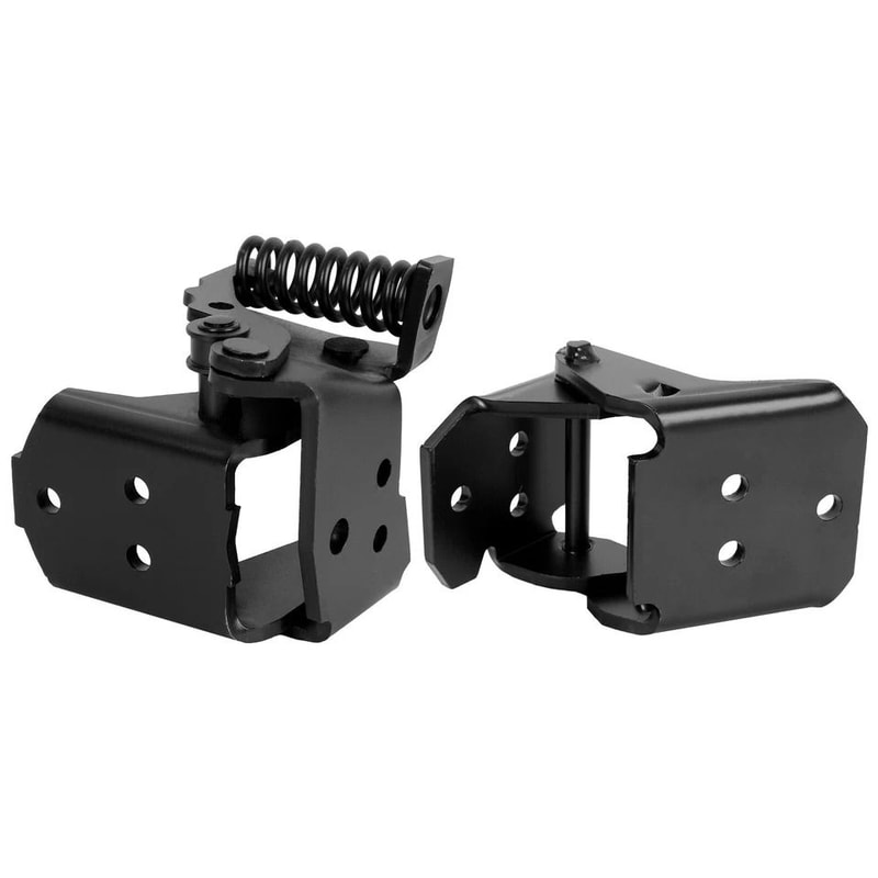 Monte Carlo Door Hinges LH Driver Side Door Hinge Set Black For El Camino Cutlass 2