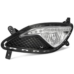 coupe driver side fog light assembly with cover