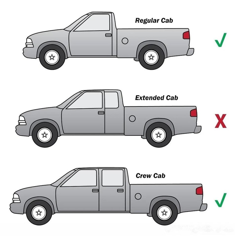 Red Third Brake Light Lens Crew Standard 1
