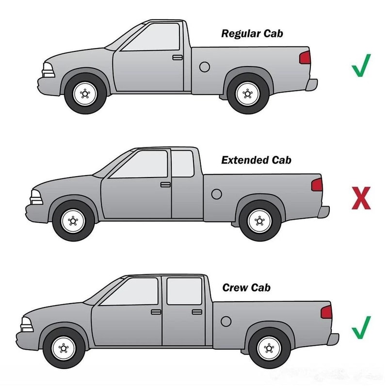 Red Third Brake Light Lens Crew Standard 1