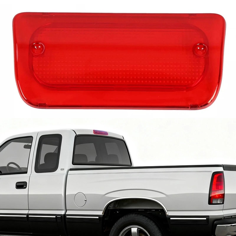 Red Third Brake Light Lens Crew Standard 0