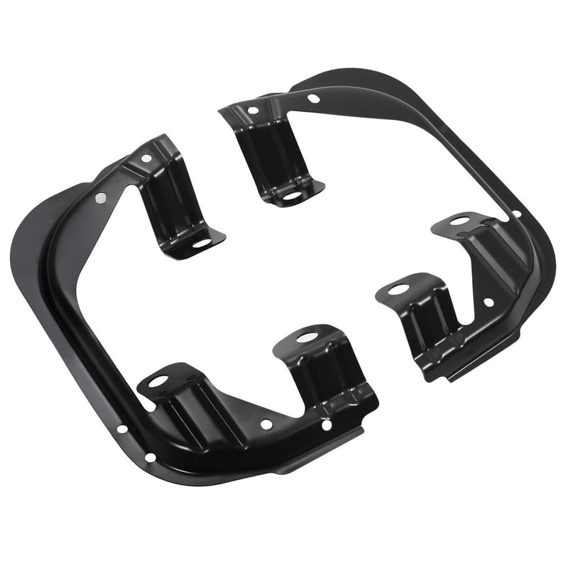 Ram Front Fog Light Bracket Pair Direct Replacement 0