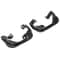 Ram Front Fog Light Bracket Pair Direct Replacement 9