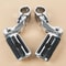 Harley Highway Foot Pegs Engine Guard Adjustable Crash Bar Footrests 0