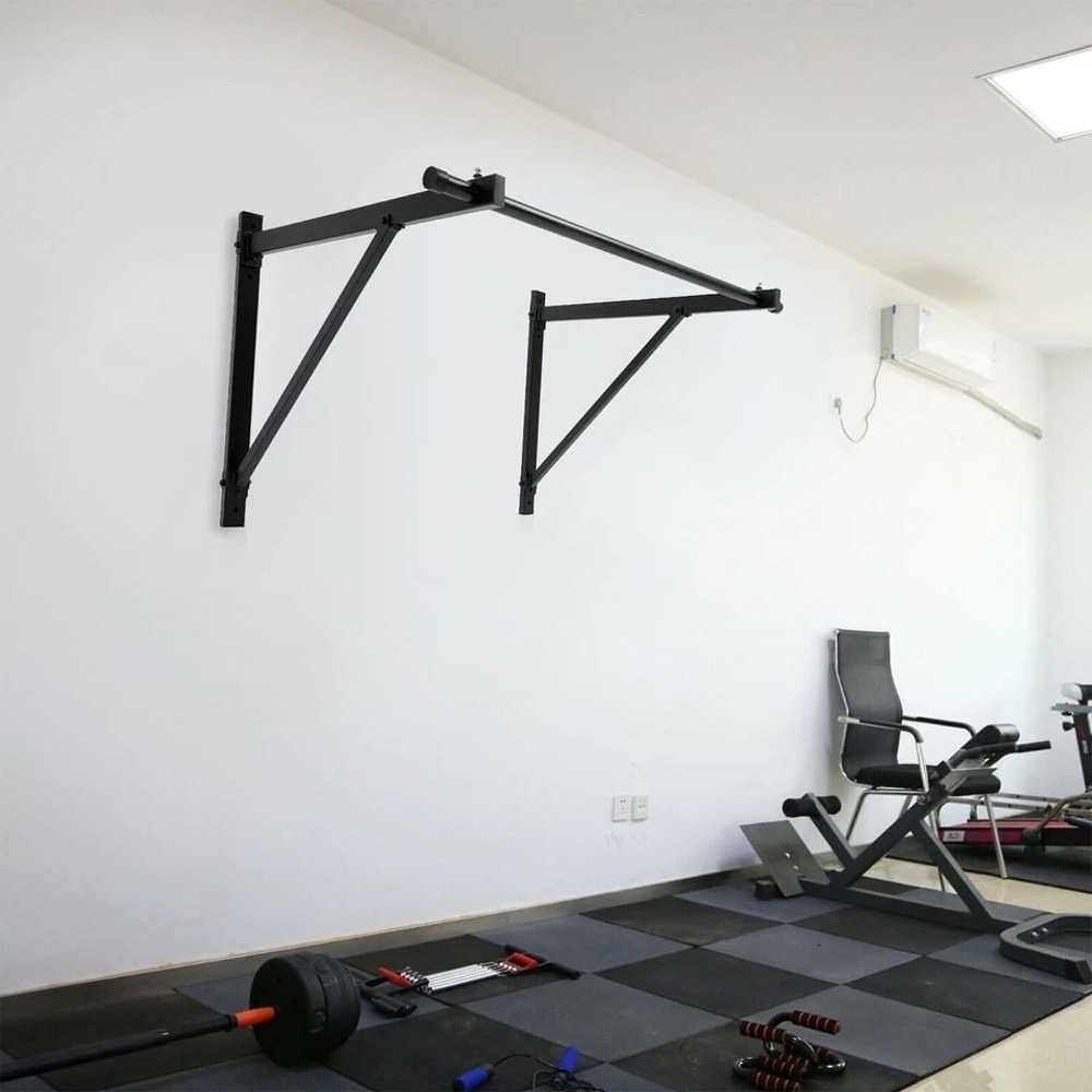 Heavy Duty Wall Mounted Pull Up Bar For Home Gym Strength Training 8