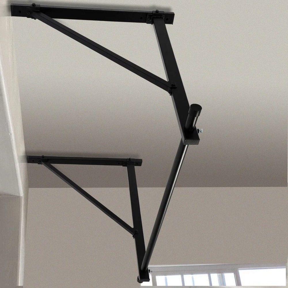 Heavy Duty Wall Mounted Pull Up Bar For Home Gym Strength Training 9
