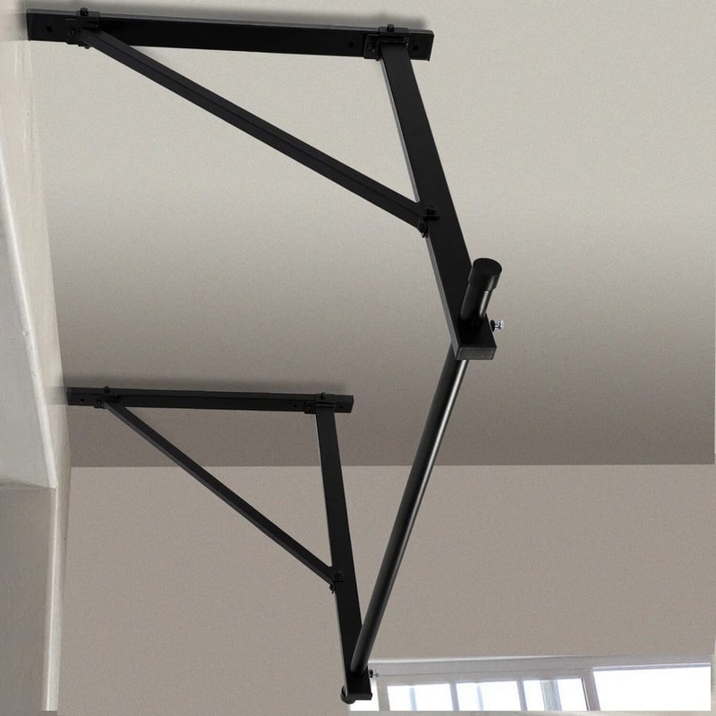 Heavy Duty Wall Mounted Pull Up Bar For Home Gym Strength Training 9