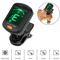 ClipOn Guitar Tuner With LCD Display Chromatic Digital Tuner For Guitar Bass Ukulele Violin 14