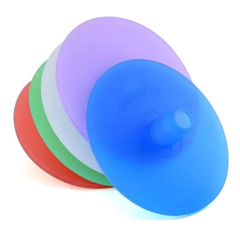 Silicone Fermentation Lids For Wide Mouth Mason Jars With Waterless 10