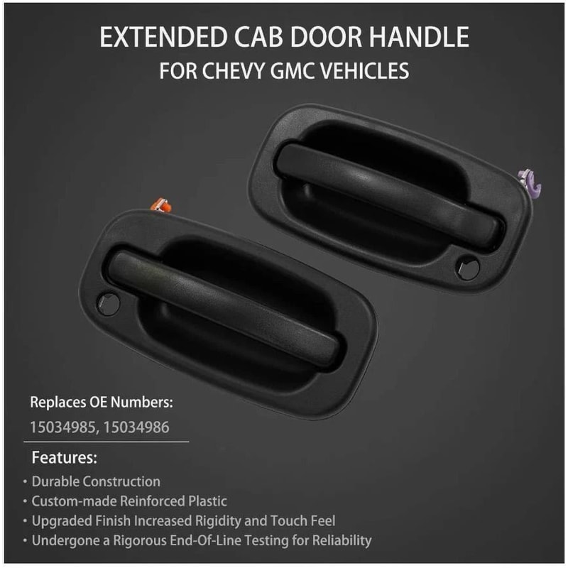 Front Driver Side Exterior Door Handle For Chevy GMC Left LH Replacement 4