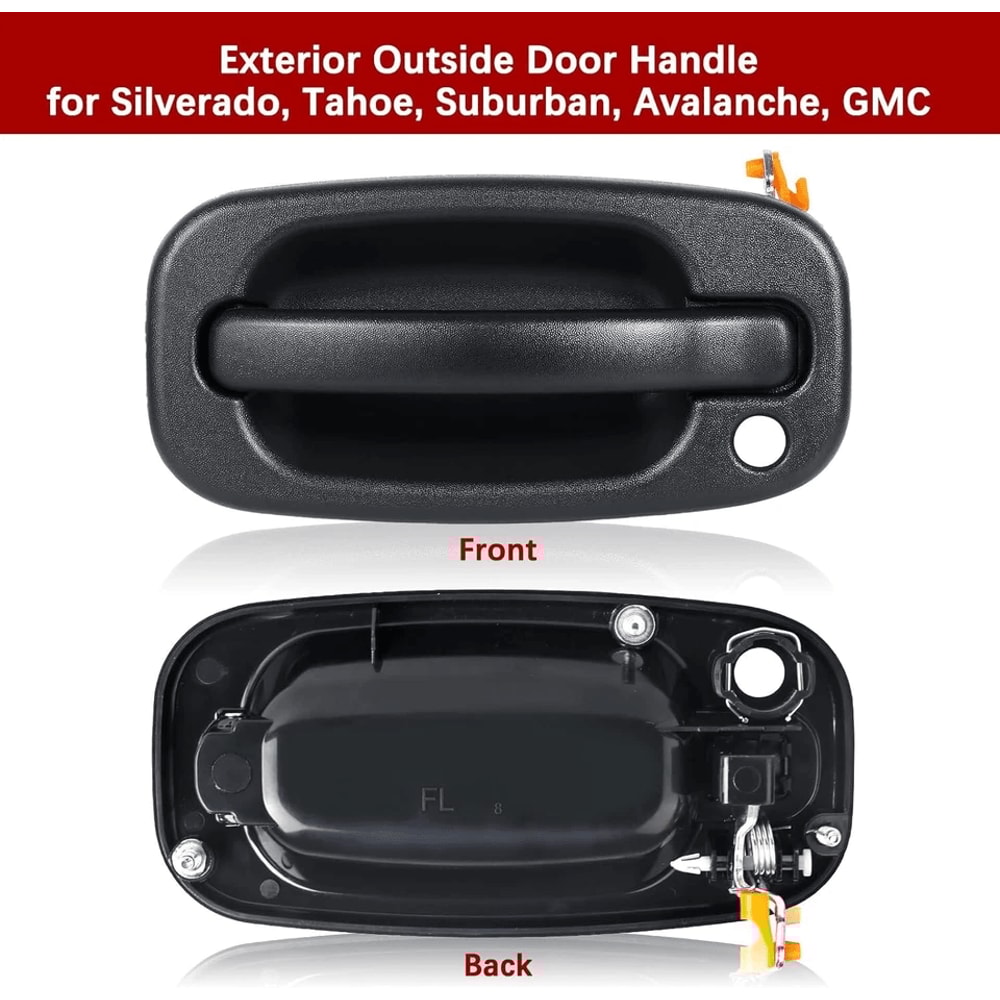Front Driver Side Exterior Door Handle For Chevy GMC Left LH Replacement 9