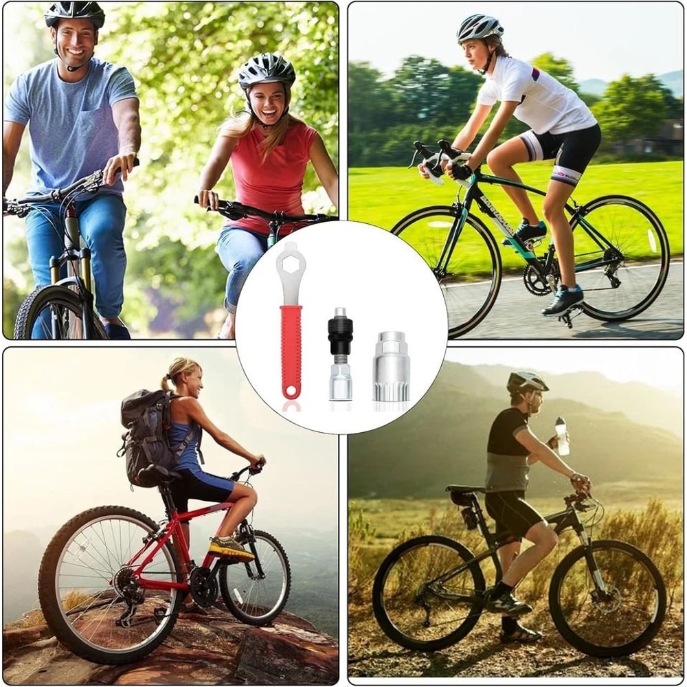 Bike Crank Puller And Bottom Bracket Tool Kit For MTB Bicycle Repair 6