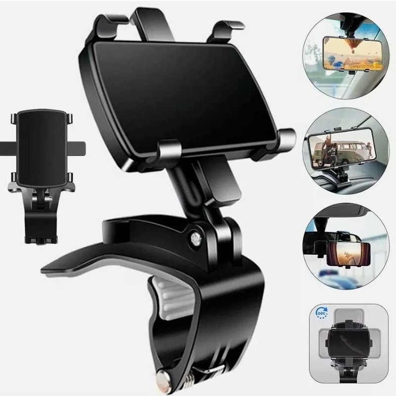 Car Phone Mount Dashboard Holder For IPhone Samsung Universal Magnetic Clip 1