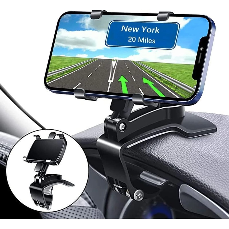 Car Phone Mount Dashboard Holder For IPhone Samsung Universal Magnetic Clip 0
