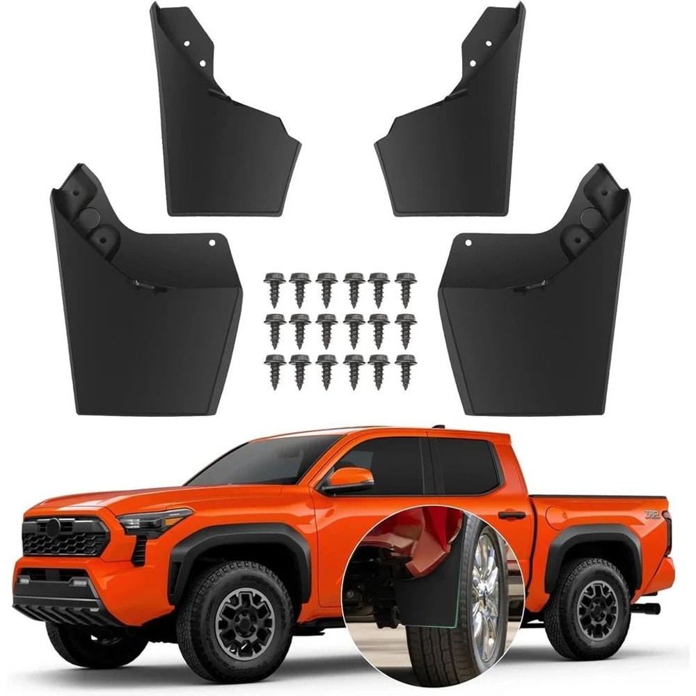 Toyota Tacoma Mud Flaps Splash Guards Front Rear 1