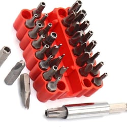 tamper proof screwdriver bit set with security torx hex and spanner bits