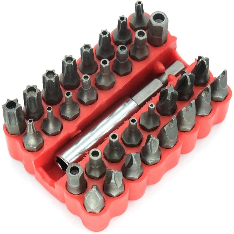 Tamper Proof Screwdriver Bit Set With Security Torx Hex And Spanner Bits 4