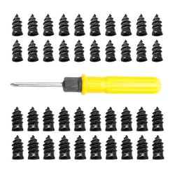tire repair kit with screwdriver quick rubber tire repair nails for tubeless tires