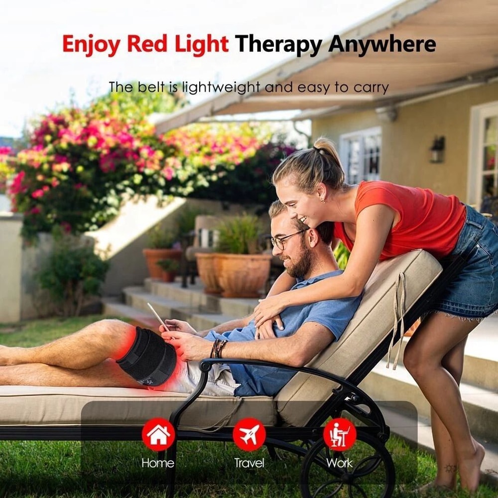 Red Light Therapy Belt For Body 660nm 850nm Infrared Waist Wrap 10