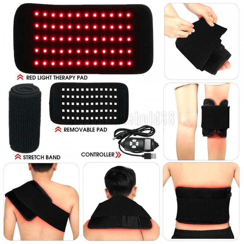 Red Light Therapy Belt For Body 660nm 850nm Infrared Waist Wrap 12