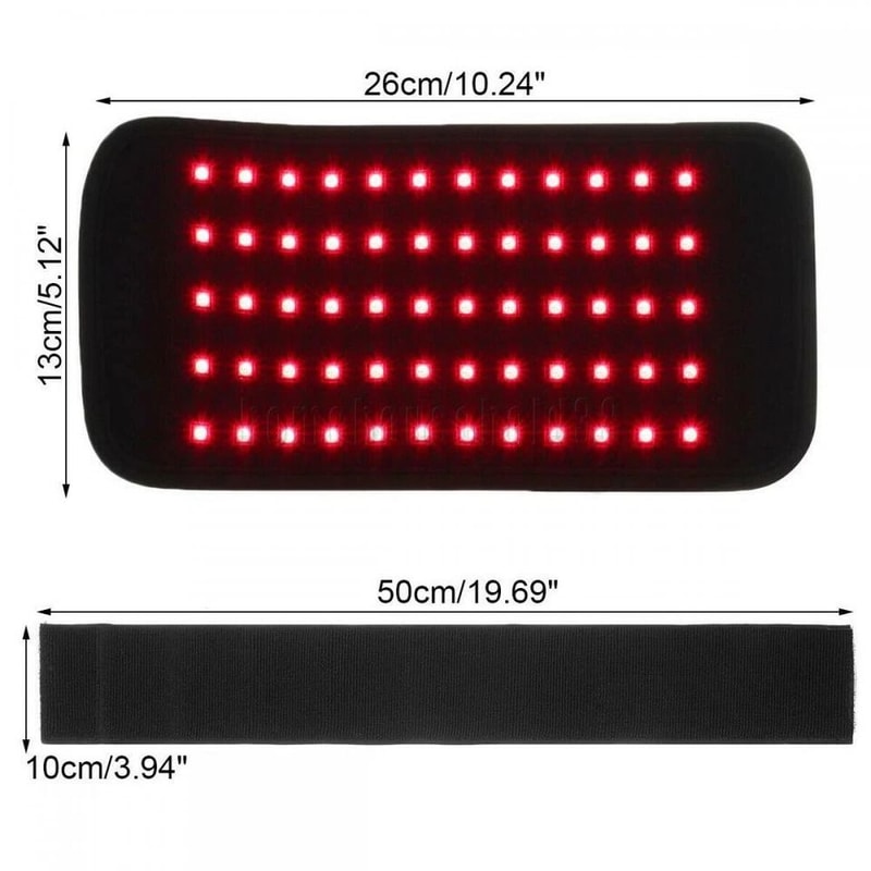 Red Light Therapy Belt For Body 660nm 850nm Infrared Waist Wrap 2