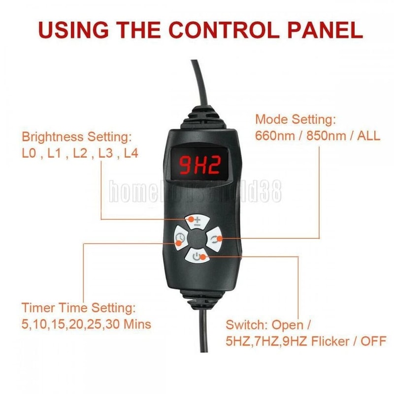 Red Light Therapy Belt For Body 660nm 850nm Infrared Waist Wrap 3