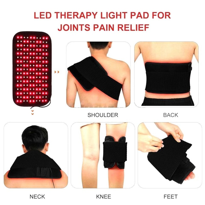 Red Light Therapy Belt For Body 660nm 850nm Infrared Waist Wrap 4