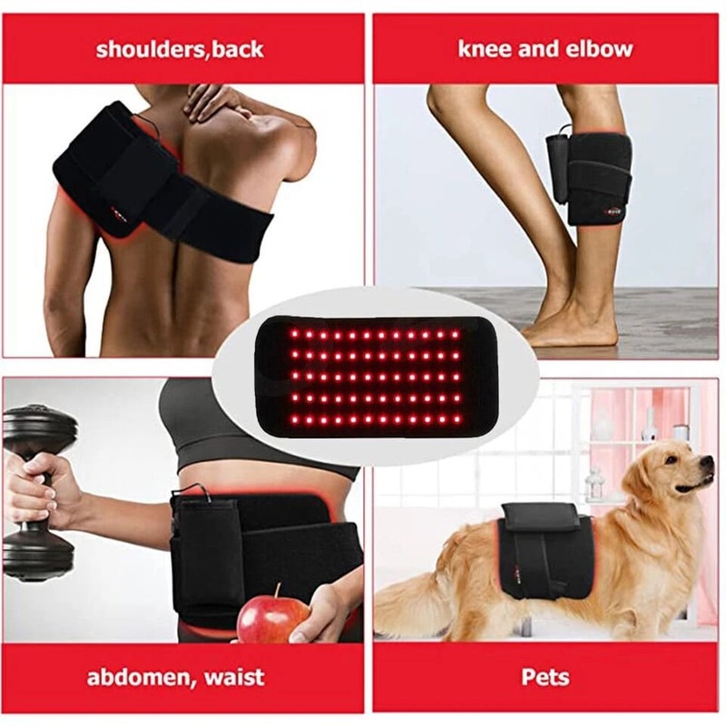 Red Light Therapy Belt For Body 660nm 850nm Infrared Waist Wrap 13