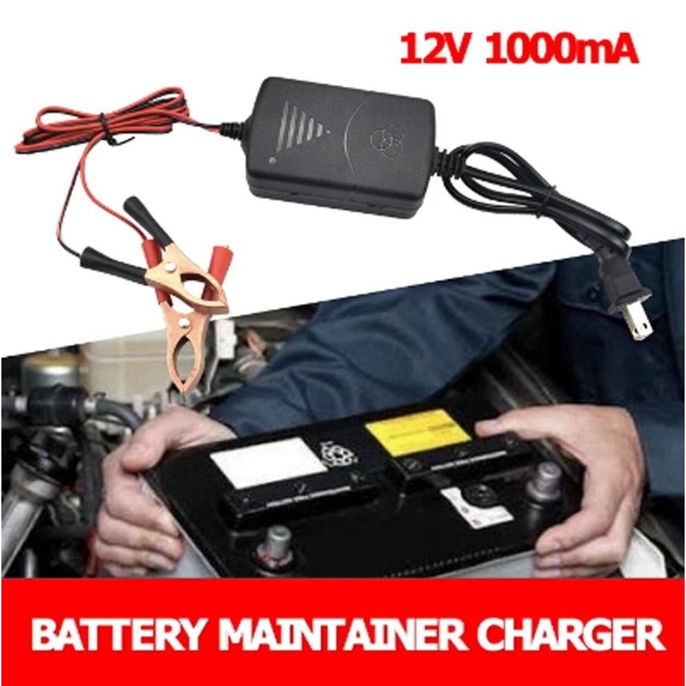 Battery Charger Maintainer Trickle Charger For Car Motorcycle ATV RV 7