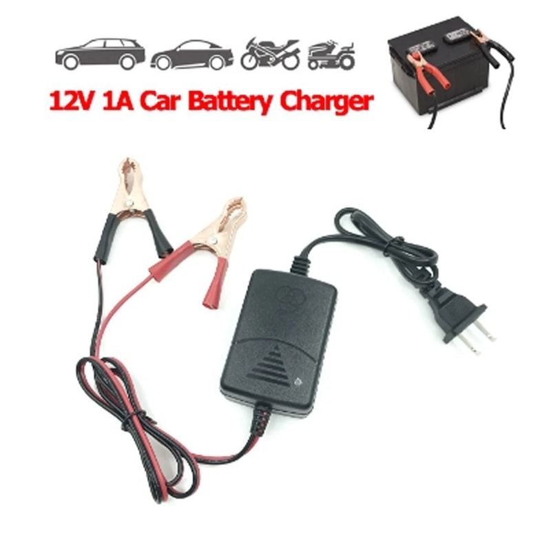 Battery Charger Maintainer Trickle Charger For Car Motorcycle ATV RV 10