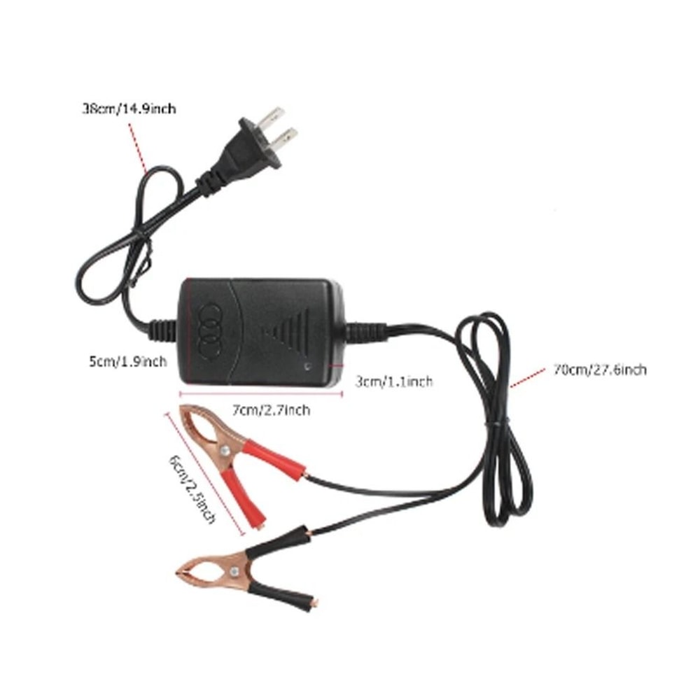 Battery Charger Maintainer Trickle Charger For Car Motorcycle ATV RV 9